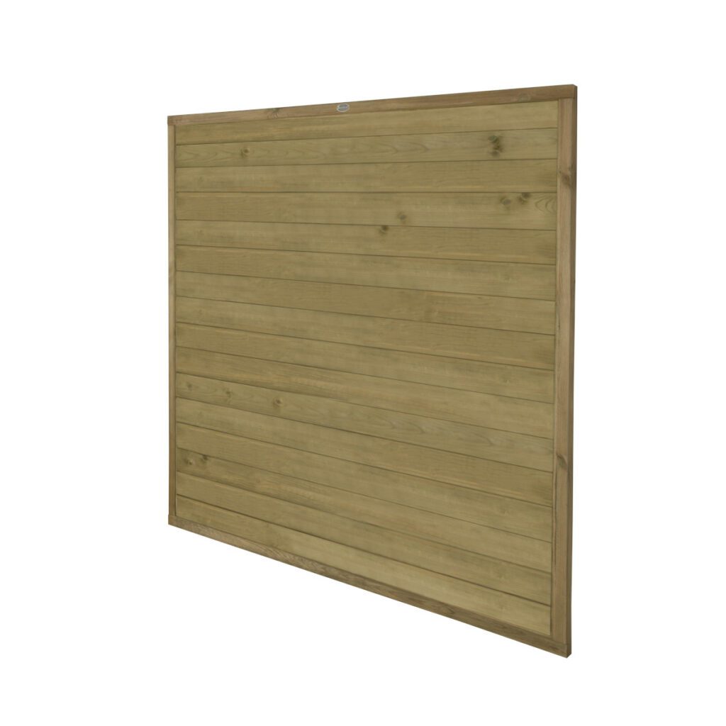 Forest Garden 6ft Pressure Treated Horizontal Tongue and Groove Fence Panel – Pack of 3 5013053167663 2